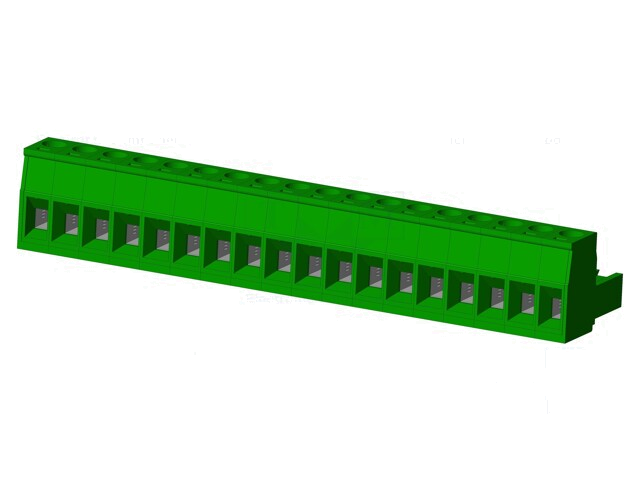 Connector: ontkoppelbare terminal strip; stekker; vrouwelijk Connector: ontkoppelbare terminal strip; stekker; vrouwelijk